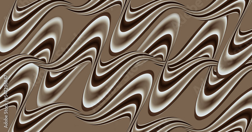 Abstract waves decorative frame and background 