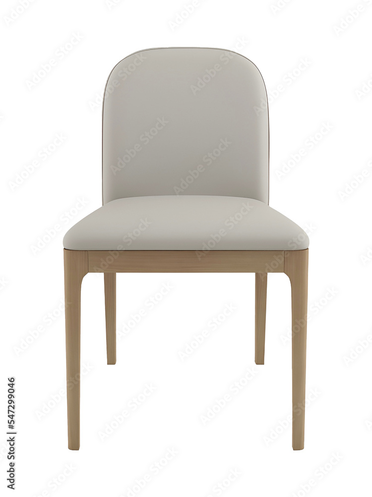 Gray and wooden single chair mockup. Front view. Transparent. Png Gray and wooden single chair mockup. Front view. Transparent. Png