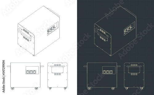 Small diesel generator blueprints