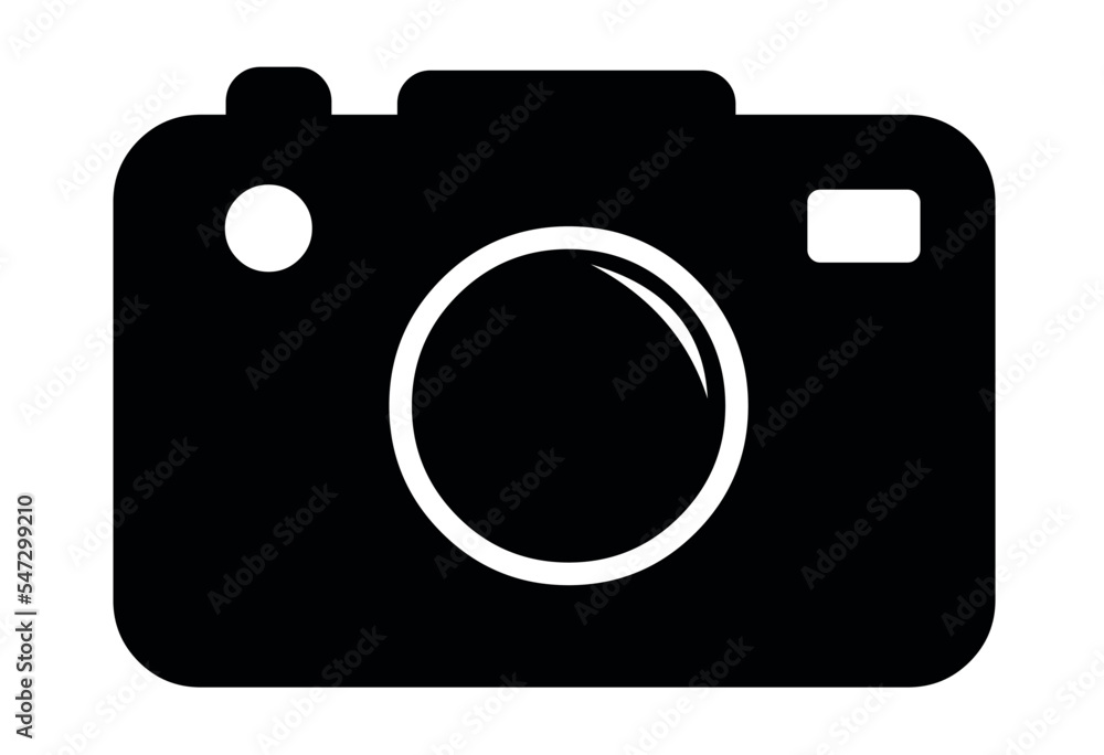 vector icon illustration of a photo camera vector icon illustration of a photo camera