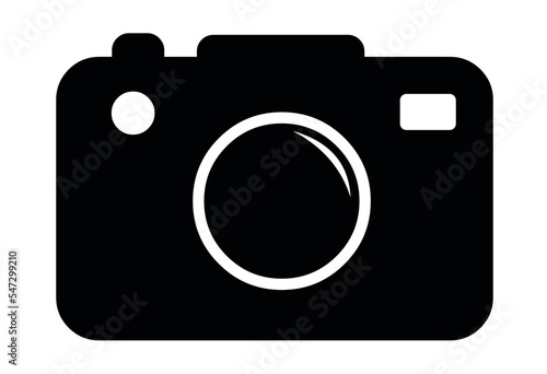 vector icon illustration of a photo camera