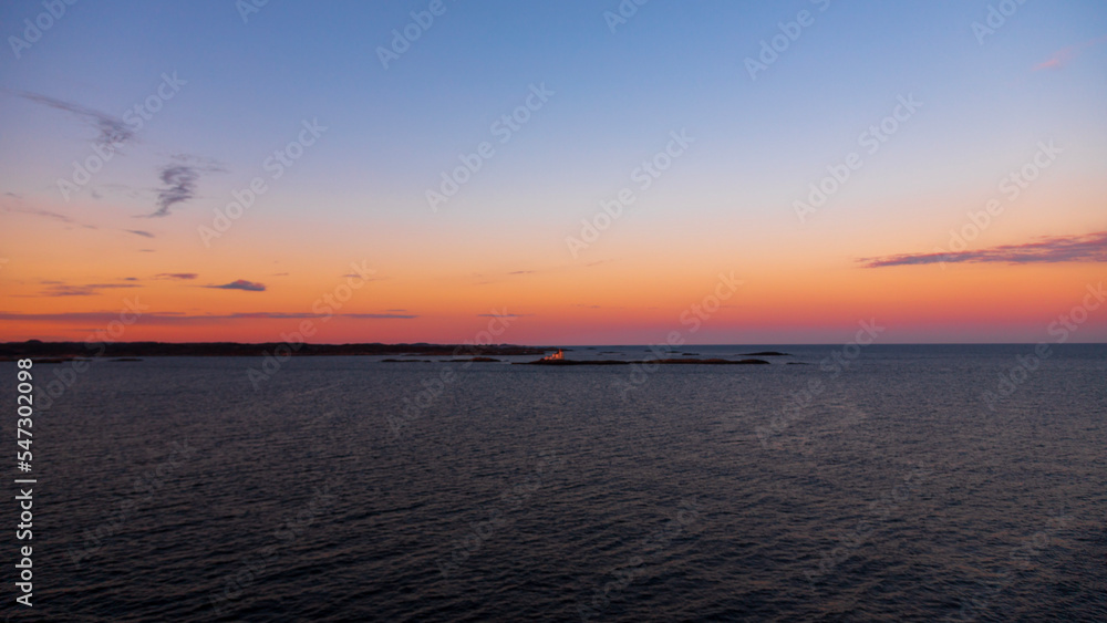 Sunset over the sea Sunset over the sea