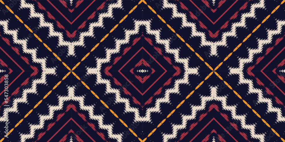 Ikat diamond tribal color Geometric Traditional ethnic oriental Design for Prints Fabric saree Mughal brush symbol Swaths texture Kurti Kurtis Kurtas