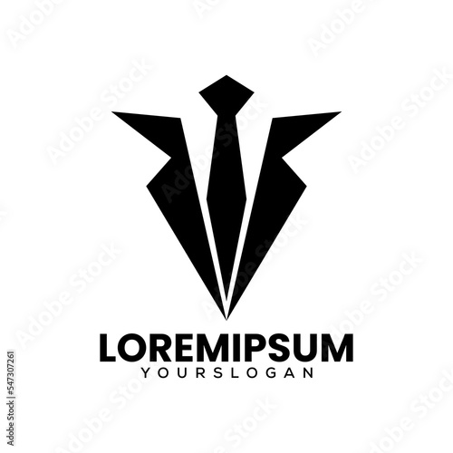 logo tie design template