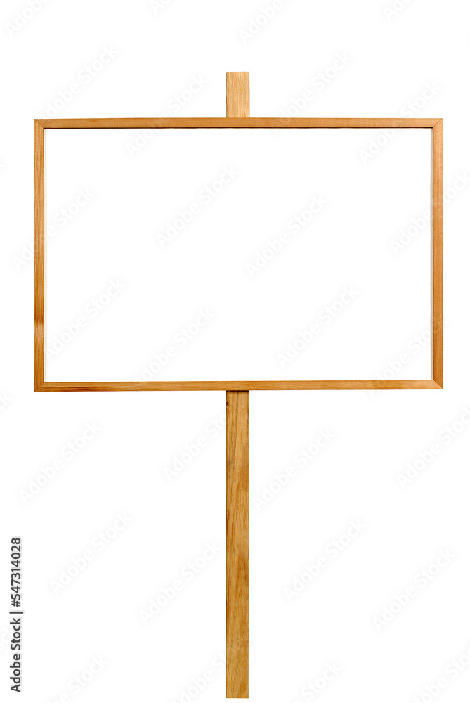 Blank advertising board placard billboard sign white space isolated