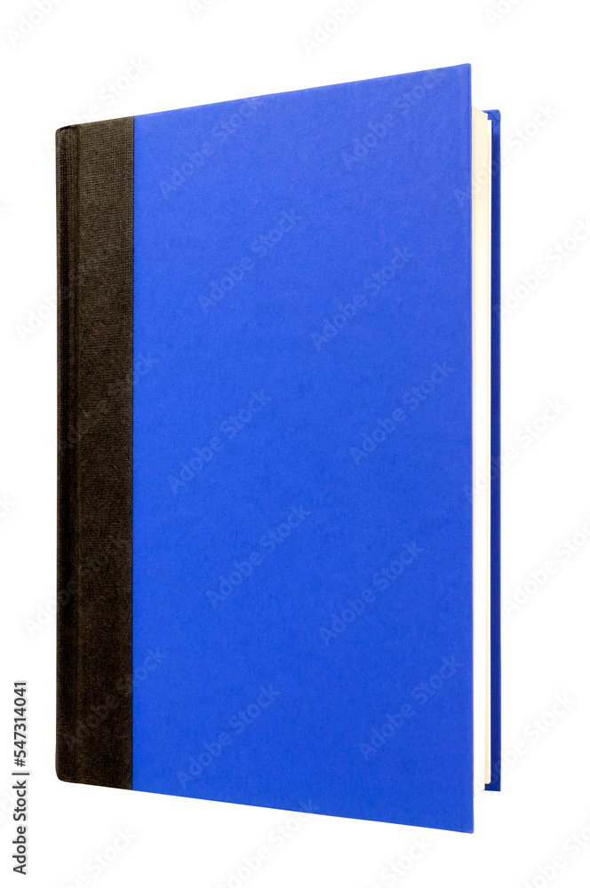 Blue school college book cover hardback front standing upright vertical isolated transparent background photo PNG file Blue school college book cover hardback front standing upright vertical isolated transparent background photo PNG file