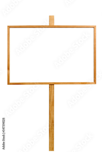 Blank advertising board placard billboard sign white space isolated transparent background photo PNG file