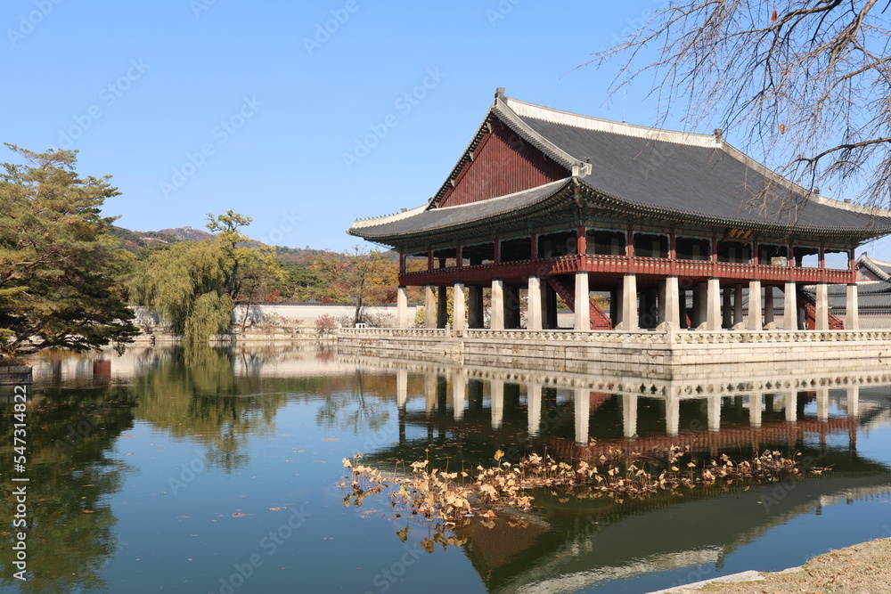 궁궐의 가을풍경 - 경복궁 경회루