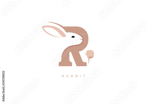 RABBIT R MONOGRAM
