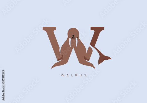 WALRUS W MONOGRAM