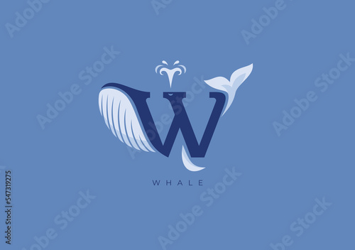 WHALE W MONOGRAM