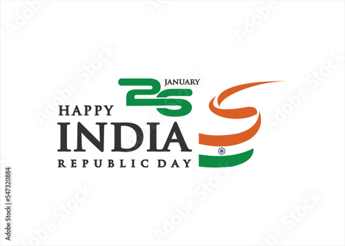 India Republic Day logo design template