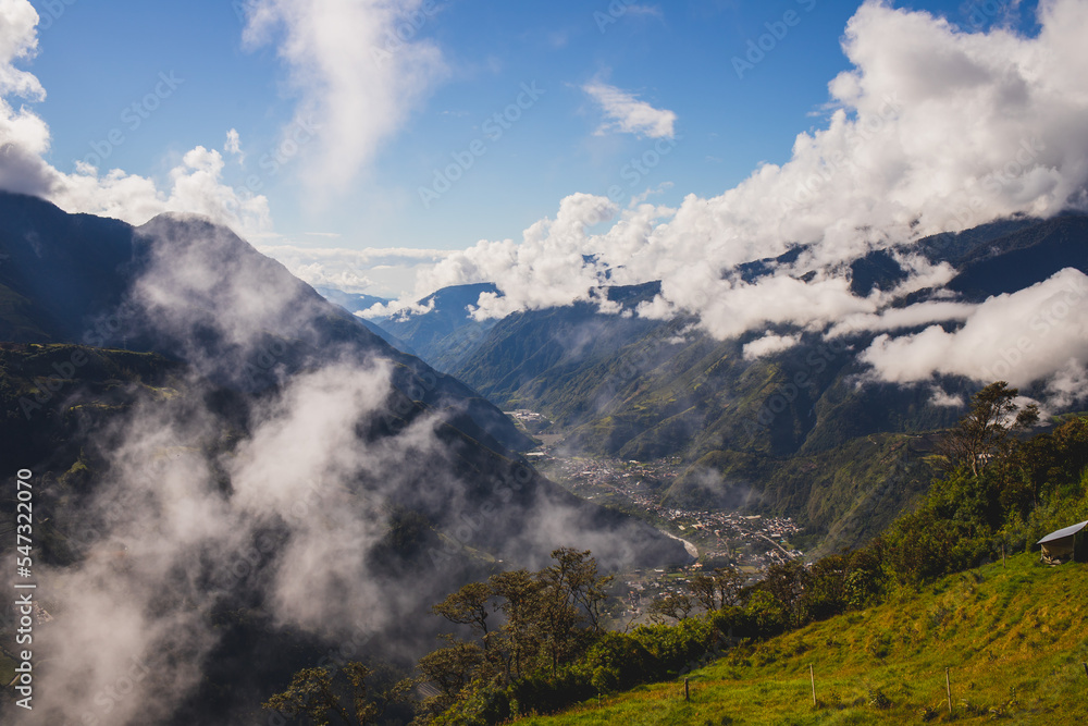 Landscape in Baños Ecuador
