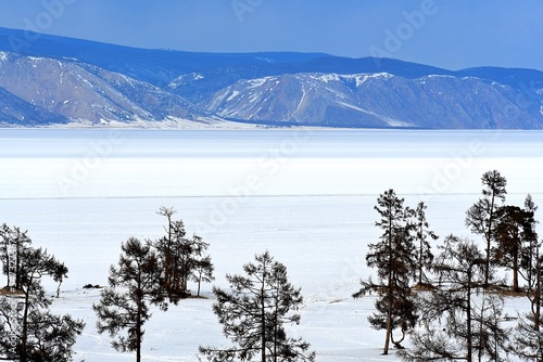 Baikal lake scenery so beautiful. 