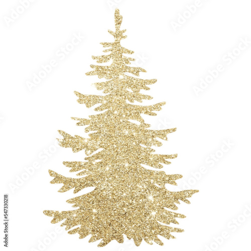 gold tree ,christmas tree png