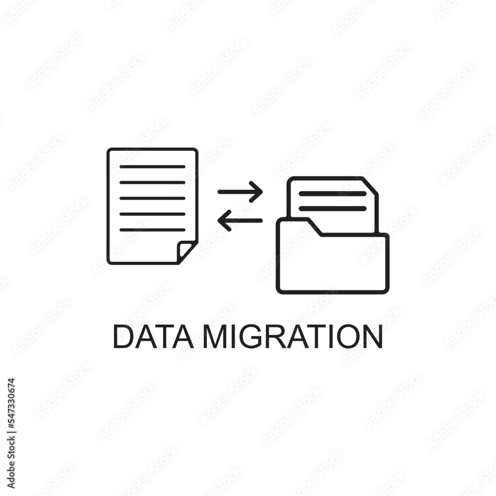 data migration icon , document icon data migration icon , document icon