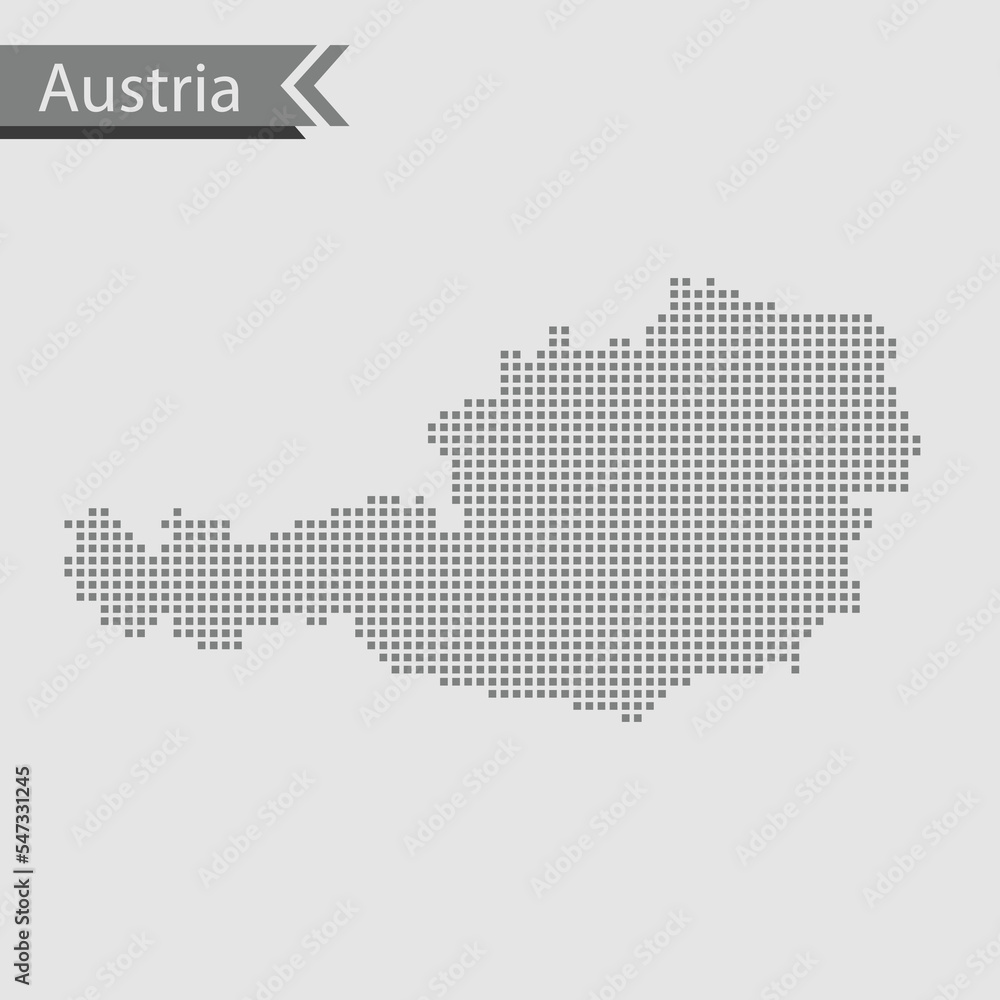 map of Austria