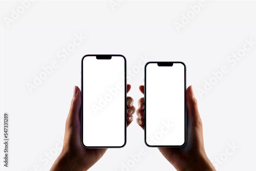 mobile phone application processing screenshot mockup