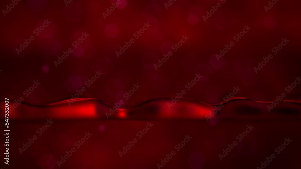 red curved geometric metal shapes abstract 3D backdrop - loop video red curved geometric metal shapes abstract 3D backdrop - loop video