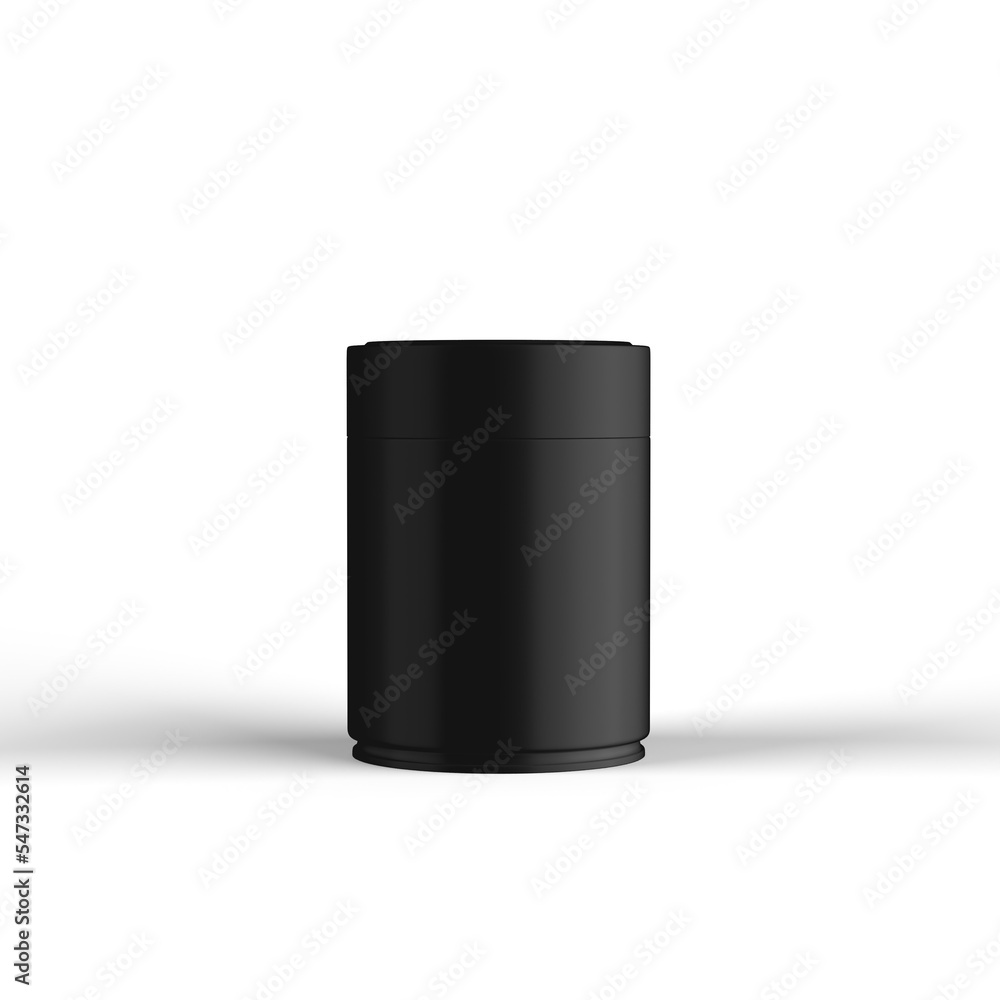 Coffee Plastic Jar 3D Rendering Coffee Plastic Jar 3D Rendering