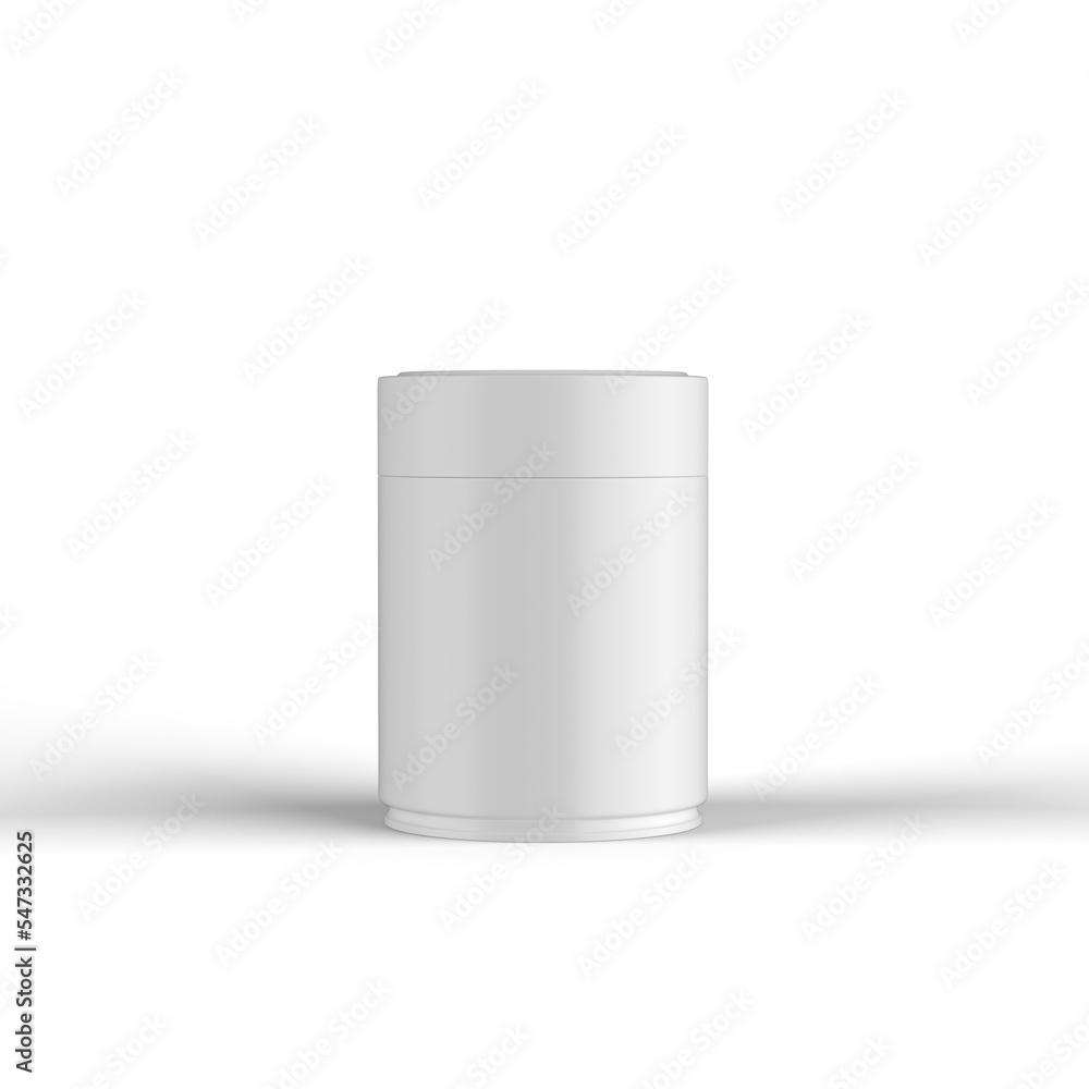 Coffee Plastic Jar 3D Rendering Coffee Plastic Jar 3D Rendering