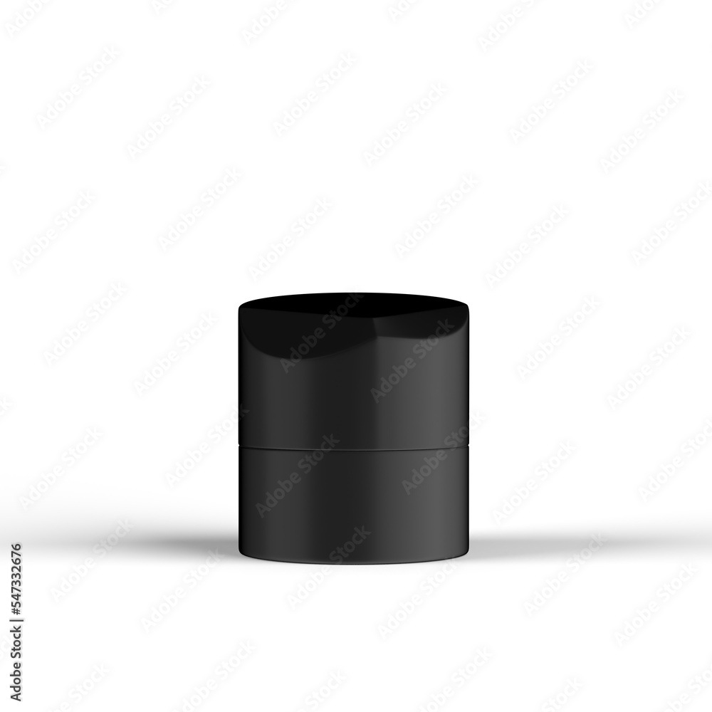 Plastic Jar Cream 3D Rendering Plastic Jar Cream 3D Rendering