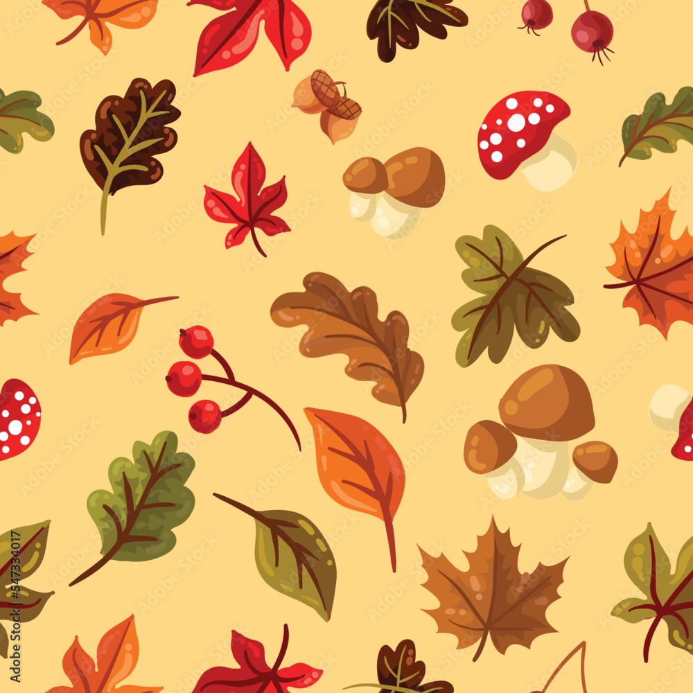 Seamless Autumn Theme Seamless Autumn Theme