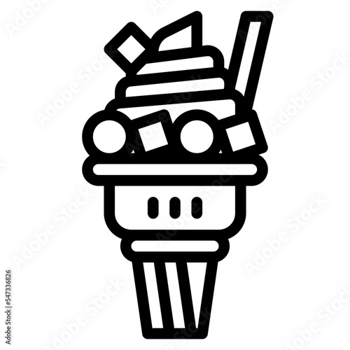 ice cream summer cone matcha icon