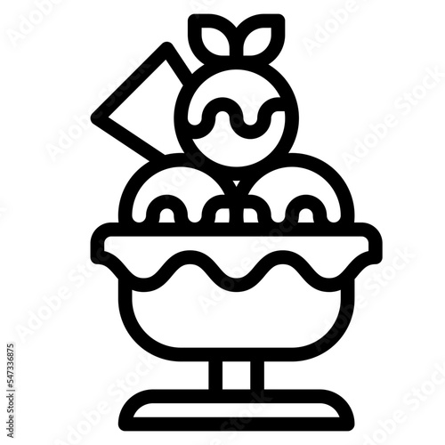 ice cream sweets dessert sunday icon