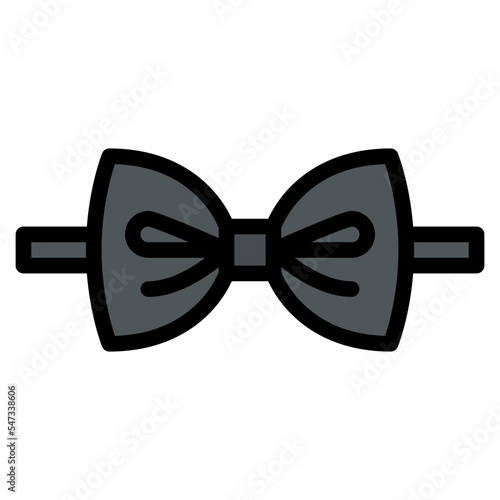 bow tie fashion cloth wear icon