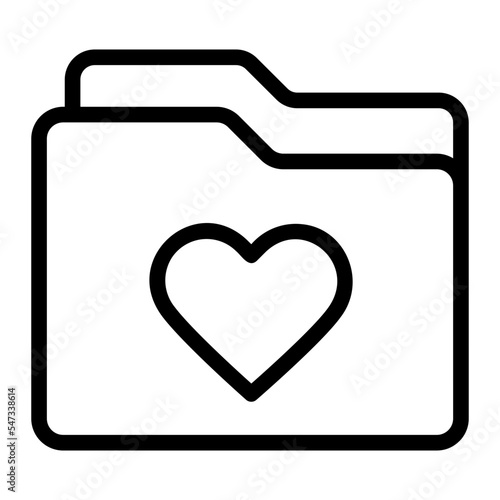 favourite line icon