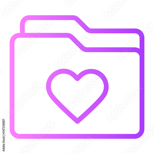favourite gradient icon