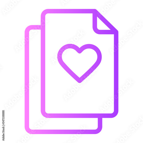 favourite gradient icon