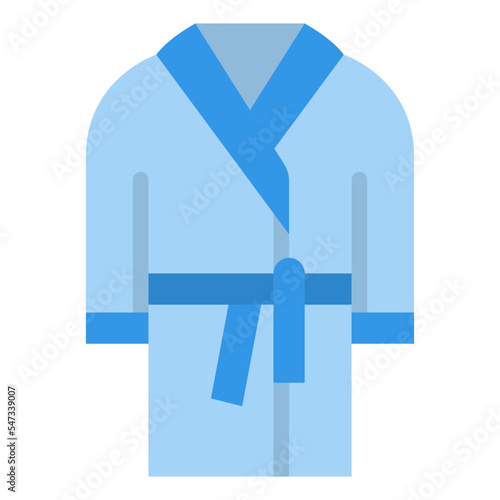 bathrobe fashion cloth wear icon