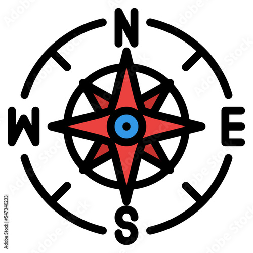 direction north west east south icon