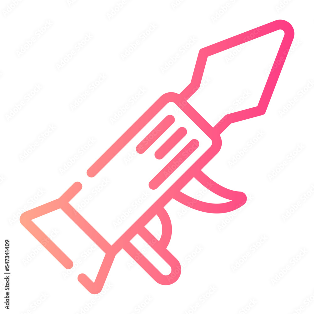bazooka gradient icon bazooka gradient icon