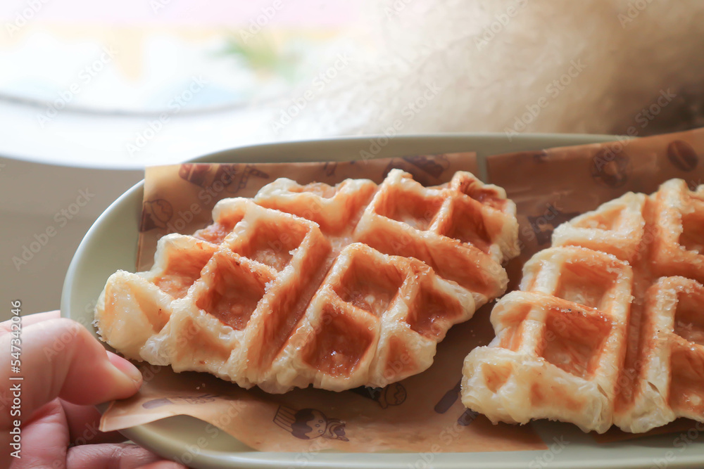 croffle or waffle or croissant , French croissant or French bread croffle or waffle or croissant , French croissant or French bread