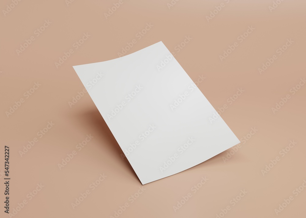 Flyer and letterhead mockup Flyer and letterhead mockup