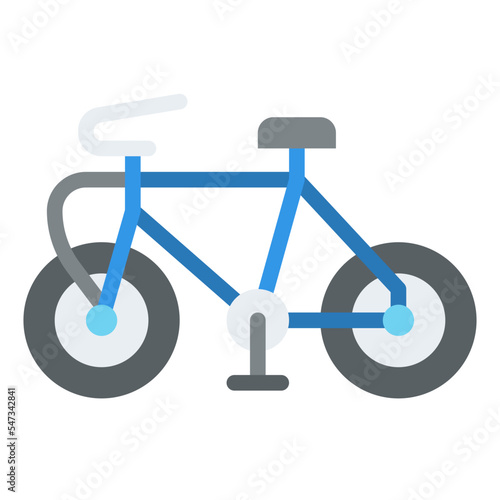 bicycle transit transportation map icon