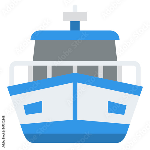 boat transit transportation map icon