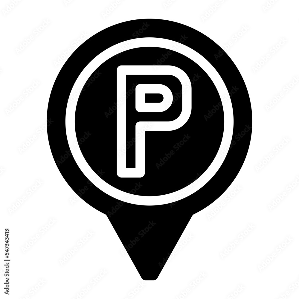 pin parking location place icon pin parking location place icon