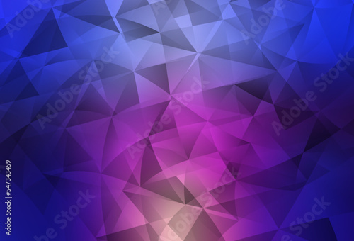 Light Blue, Red vector background with polygonal style.