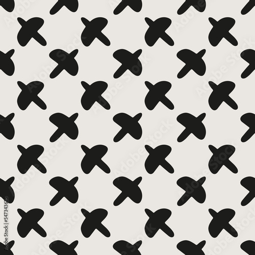 Essential geometric seamless vector pattern. Neutral geometry useful repeating pattern for packaging and backgrounds. 