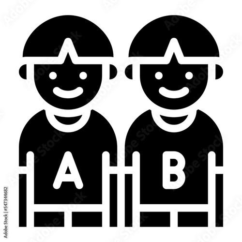 kids twins boy sibling people icon