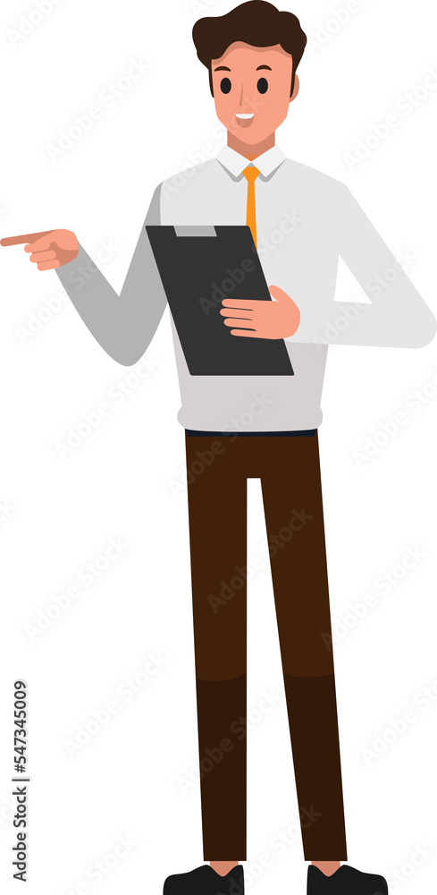 cartoon business man wearing white shirt character set ,Vector illustration cartoon business man wearing white shirt character set ,Vector illustration