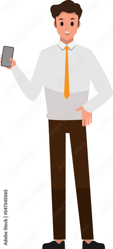cartoon business man wearing white shirt character set ,Vector illustration cartoon business man wearing white shirt character set ,Vector illustration