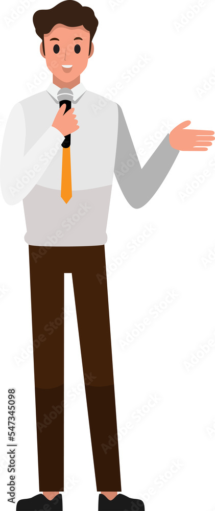 cartoon business man wearing white shirt character set ,Vector illustration cartoon business man wearing white shirt character set ,Vector illustration