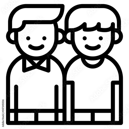 couple lover gay lgbt people icon