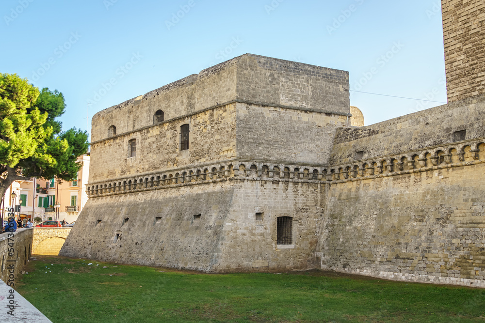 Castle of the city of Bari, Apulia. Italy