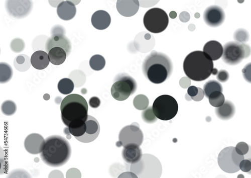 Background pattern abstract design texture. Seamless. Dark on white. Theme is about blurry, colors, colorful, graphic, soft, lights, translucency, sequins, air, overflows, defocused, color